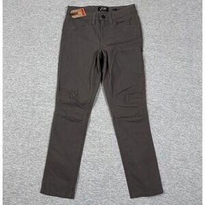 Off The Grid Trailblazer 5.0 Pants Mens 30x30 Gray Taper Fit Canvas Outdoor